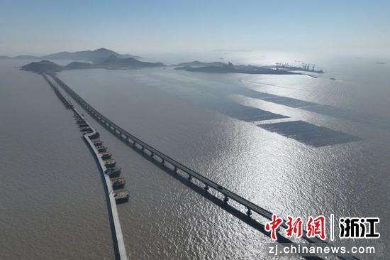 在建金台铁路头门港支线二期项目。浙江交通集团 供图