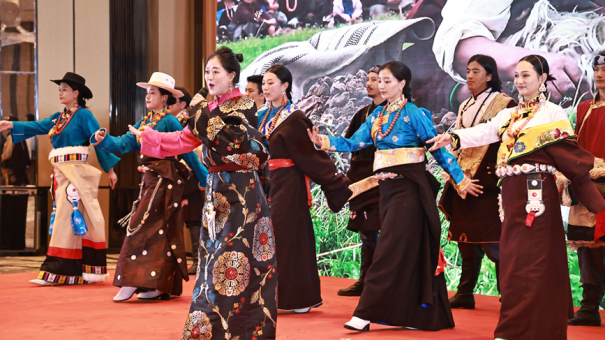 推介会表演现场。河北区委宣传部供图