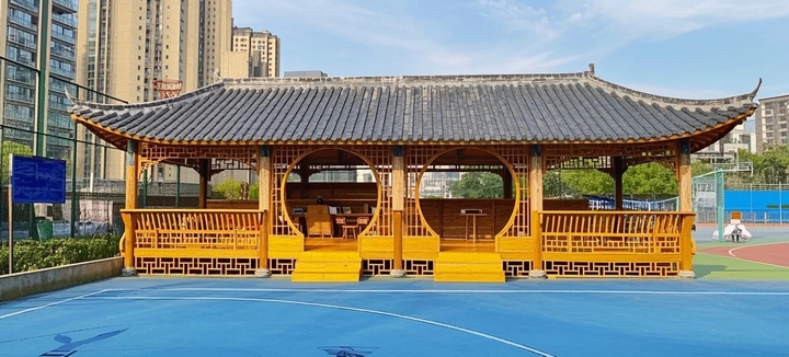金湾区捐赠资金修建的习水县第四小学“读书长廊”。.jpeg