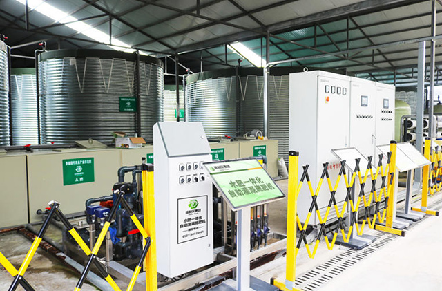 兴和县智慧园水肥一体化自动灌溉施肥机