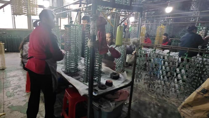 企业走访现场。