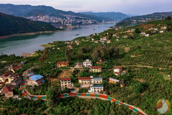 永乐镇大坝村。奉节县融媒体中心供图